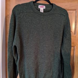 New L.L.Bean greens wool sweater